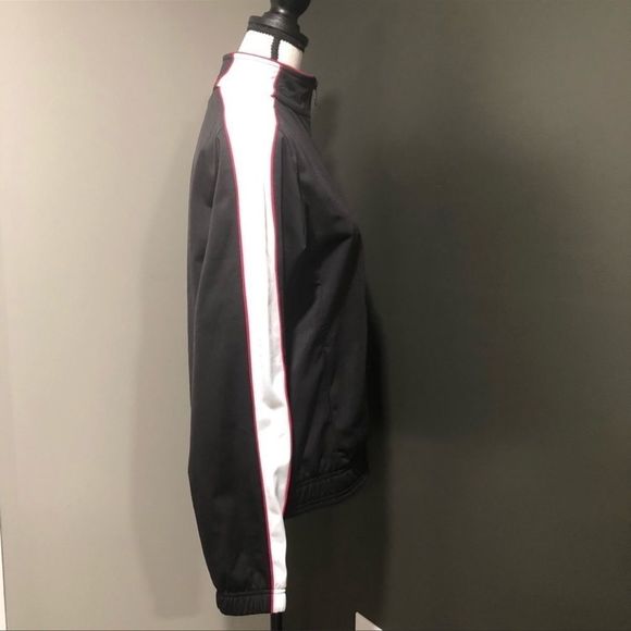 Puma Black/Pink/White Track Jacket Sz L - Picture 6 of 11